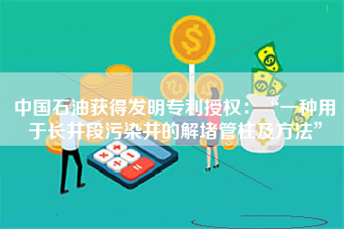 中国石油获得发明专利授权：“一种用于长井段污染井的解堵管柱及方法”