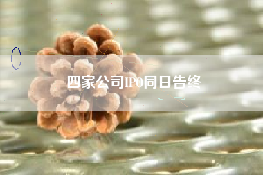 四家公司IPO同日告终
