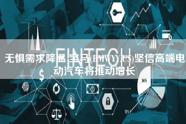 无惧需求降温 宝马(BMWYY.US)坚信高端电动汽车将推动增长